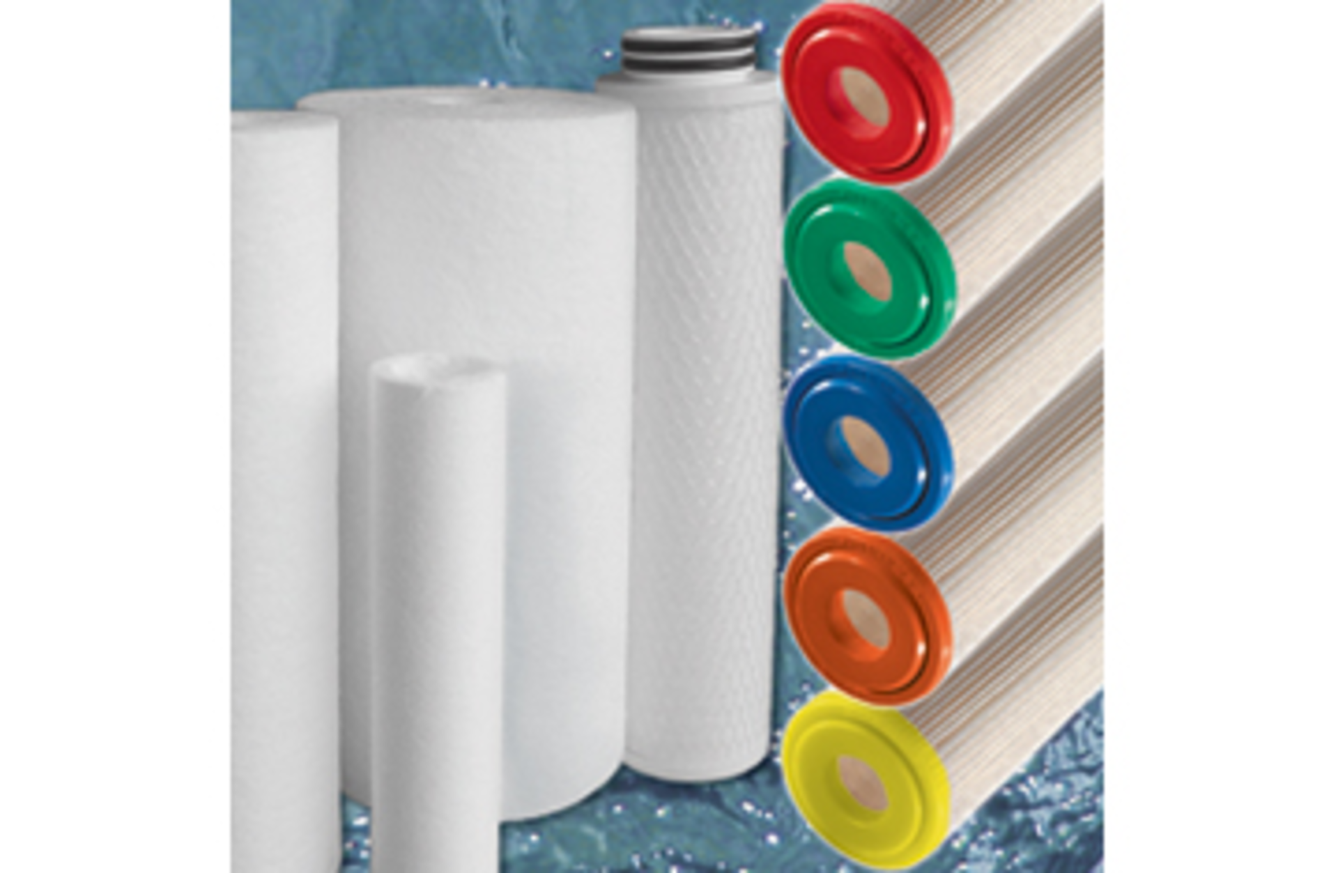 Meltblown and Polyester Blend Pleated Filters Water Technology