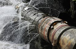 leaking pipe leaking pipe