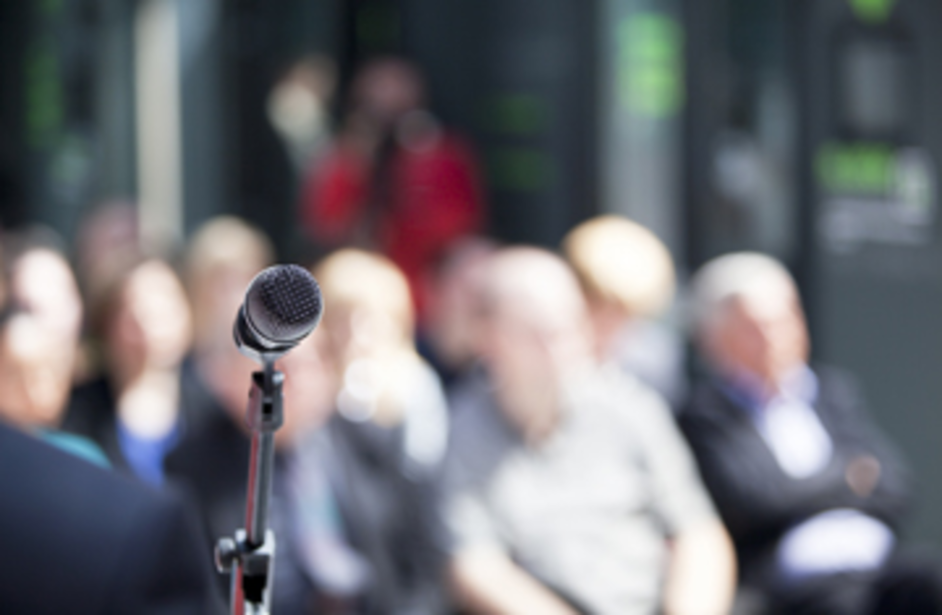 conference; speaker; audience