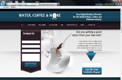 Water coffee website