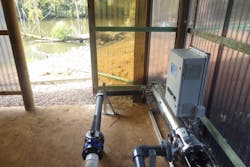 The UV system in situ. Images courtesy of UV-Guard The UV system in situ. Images courtesy of UV-Guard