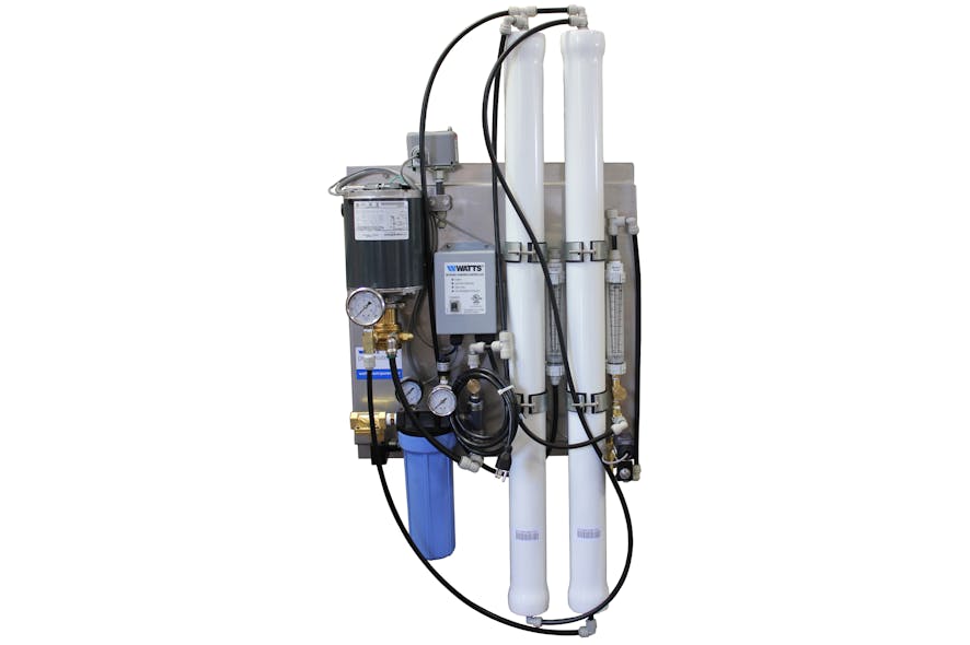 Series R12 Commercial Wall-Mounted Reverse Osmosis Water Purification System