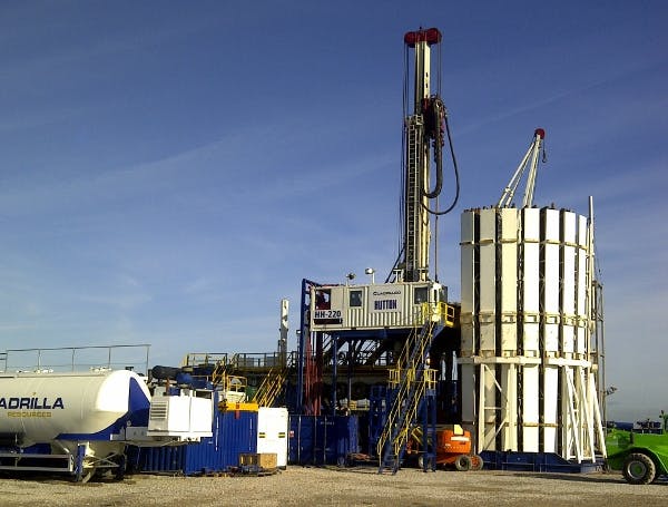 Shale Gas Well Fracking At Preese Hall In Lancashire Uk Source Cuadrilla Resources Web