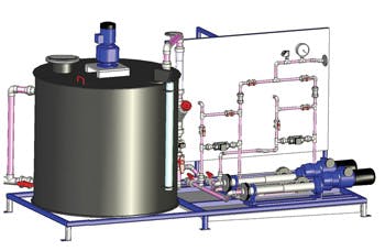 Skid Pump System Sketch