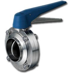 Valtorc Sanitary High Performance Butterfly Valve 12 Inches