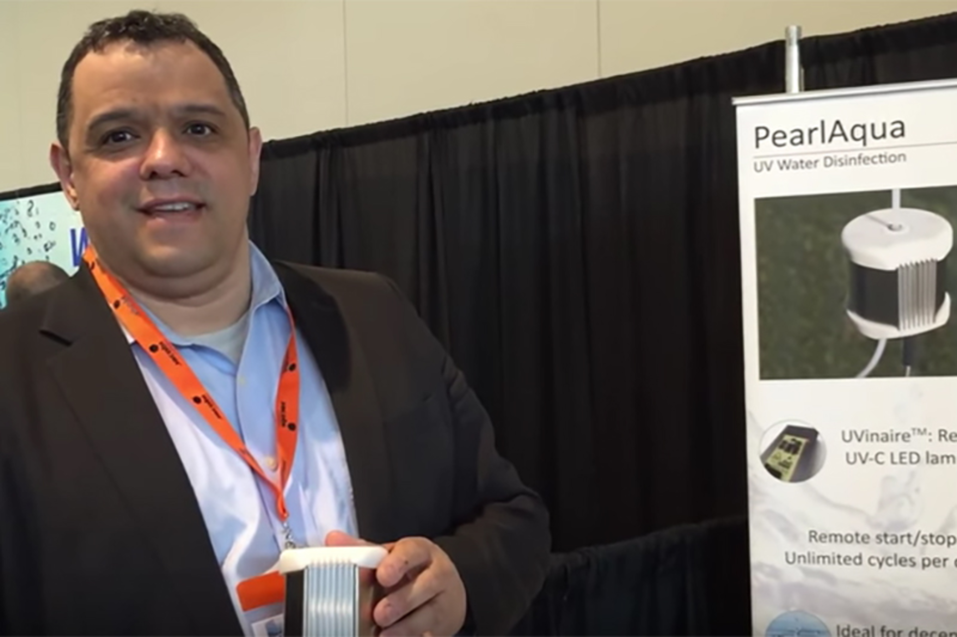 AquiSenseOliverVideoStill, UVC LEDs