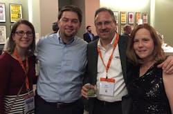 Group Digital Associate Editor Robyn Tucker, Account Executive Addison Perkins, Jacobi Product and Marketing Manager – Americas Andy McClure and Editor in Chief Lori Ditoro at Jacobi Carbons’ WQA event Group Digital Associate Editor Robyn Tucker, Account Executive Addison Perkins, Jacobi Product and Marketing Manager – Americas Andy McClure and Editor in Chief Lori Ditoro at Jacobi Carbons’ WQA event