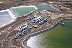 QGC&rsquo;s Northern Water Treatment Plant near Wandoan in Queensland, Australia, was named Industrial Project of the Year at the Global Water Awards. Photo courtesy of QGC.