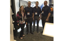 Editor Lori Ditoro with the Trelleborg team during the Water Quality Association’s Convention & Exposition Editor Lori Ditoro with the Trelleborg team during the Water Quality Association’s Convention & Exposition
