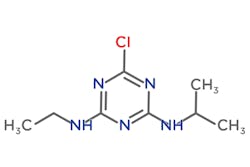 Figure 1. The chemical structure of atrazine