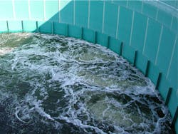 An aerator with chopper pump and ejector system provides simultaneous aerating and mixing. | All images courtesy of Landia Inc. An aerator with chopper pump and ejector system provides simultaneous aerating and mixing. | All images courtesy of Landia Inc.