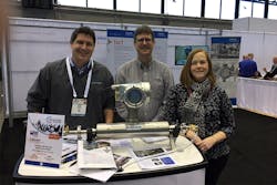 Editor Lori Ditoro with the Krohne team during ProFood Tech 2017. Editor Lori Ditoro with the Krohne team during ProFood Tech 2017.