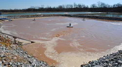 After flow through the phosphorous ponds and the anoxic pond, the water is pumped to the bioreactor. All images courtesy of Complete Water Services LLC