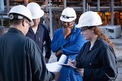 Image courtesy of kali9/iStock: Manufacturer workers plan new project. Image courtesy of kali9/iStock: Manufacturer workers plan new project.