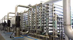 RO skid with membranes. All graphics courtesy of Milton Roy