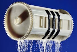 Tubular ultrafiltration is an effective method of removing all of the precipitated metal hydroxide/sulfides/carbonates from a treated wastewater stream. The resulting high-quality permeate can be fed directly to reverse osmosis equipment for reuse. All images courtesy of PRAB Tubular ultrafiltration is an effective method of removing all of the precipitated metal hydroxide/sulfides/carbonates from a treated wastewater stream. The resulting high-quality permeate can be fed directly to reverse osmosis equipment for reuse. All images courtesy of PRAB