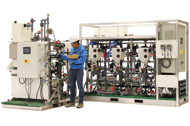 Saltworks BrineRefine chemical softening system. All images courtesy of Saltworks Technologies.