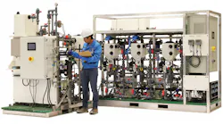 Saltworks BrineRefine chemical softening system. All images courtesy of Saltworks Technologies.