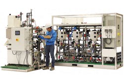 Saltworks BrineRefine chemical softening system. All images courtesy of Saltworks Technologies. Saltworks BrineRefine chemical softening system. All images courtesy of Saltworks Technologies.