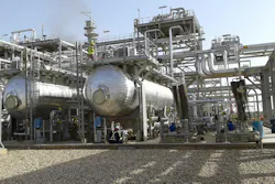 Frames’ electrostatic coalescers for the MOL Group Duna Refinery. Photo courtesy of Frames