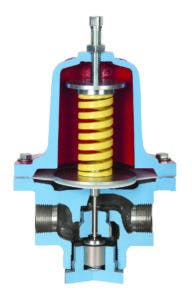 Fig1 Cut Away Spring Loaded Globe Style Regulator Jordan Valve 192x300 Fig1 Cut Away Spring Loaded Globe Style Regulator Jordan Valve 192x300