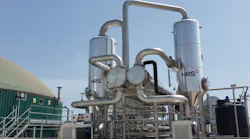 HRS Digestate Concentration Systems (DCS) installed at a biogas plant. All images courtesy of HRS Heat Exchangers
