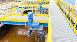 Many water treatment facilities have metal gates bolted to concrete frames. All images courtesy of Elasto Proxy