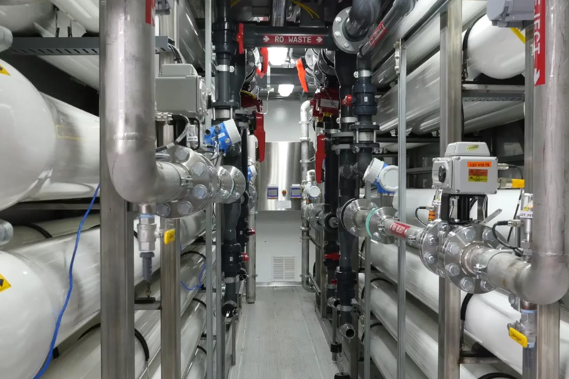 Reverse osmosis mobile unit. Image courtesy of MPW Industrial Services