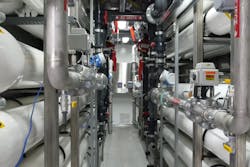 Reverse osmosis mobile unit. Image courtesy of MPW Industrial Services Reverse osmosis mobile unit. Image courtesy of MPW Industrial Services