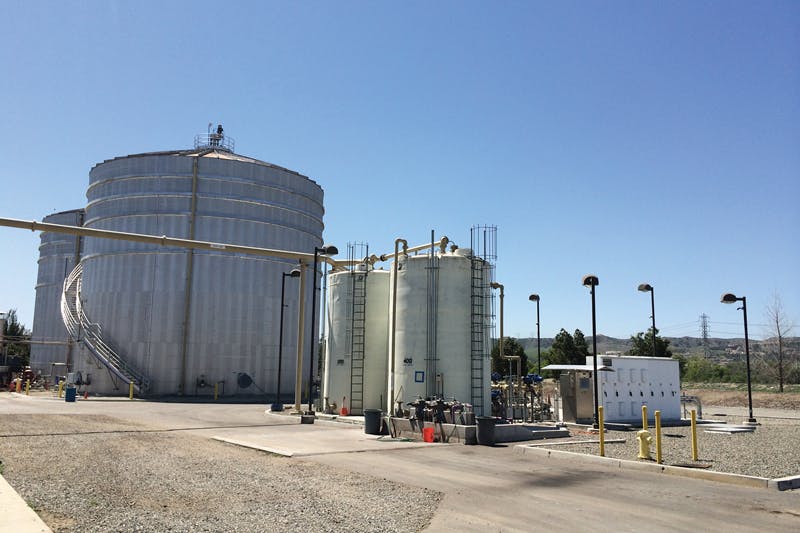 Chino food waste facility in California benefits from Landia&rsquo;s GasMix digester mixing system.