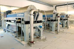 Installed Tricanters. All images courtesy of Flottweg Separation Technology Installed Tricanters. All images courtesy of Flottweg Separation Technology