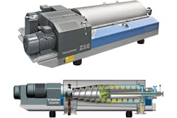 In three-phase separation, it is possible to separate two liquid phases from one solid phase at the same time. In three-phase separation, it is possible to separate two liquid phases from one solid phase at the same time.