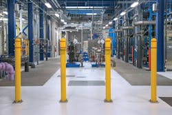 Facing a state mandate to reduce water usage by a third, the University of Connecticut (UConn), in Storrs, Conn., built a Reclaimed Water Facility (RWF) to tap into an abundant supply of treated wastewater available at the institution’s water resource recovery facility. Facing a state mandate to reduce water usage by a third, the University of Connecticut (UConn), in Storrs, Conn., built a Reclaimed Water Facility (RWF) to tap into an abundant supply of treated wastewater available at the institution’s water resource recovery facility.