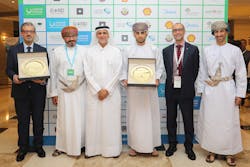 BAUER Nimr LLC and Petroleum Development Oman pepresentatives with GORD founding chairman.