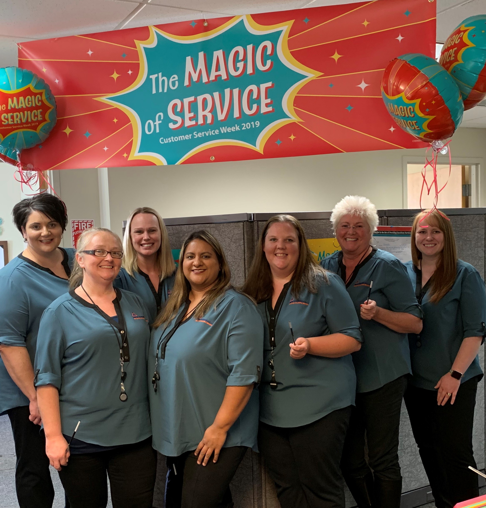 Customer Service Team Photo Mfg Chemical During Customer Service Week Festivities 5dcd8c260c244