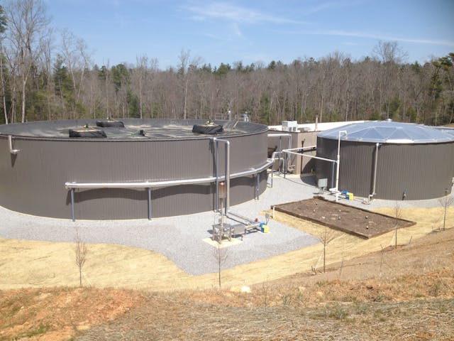 The Mills River, N.C., brewery&rsquo;s on-site wastewater treatment plant features a two-phase anaerobic sequencing batch reactor (ASBR) designed and built by Symbiont.