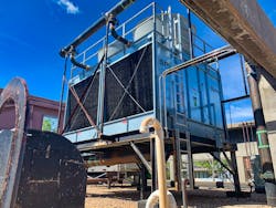600-ton cooling tower at Red Rocks Community College in Lakewood, Colorado. 600-ton cooling tower at Red Rocks Community College in Lakewood, Colorado.