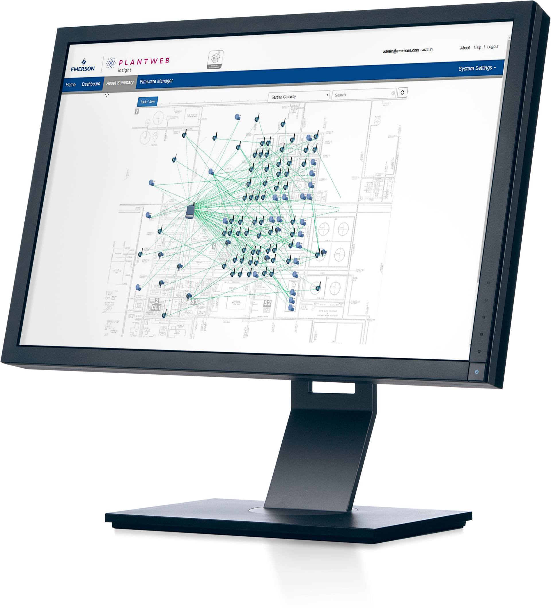 The Plantweb Insight Network Management application enables streamlined, integrated management of wireless infrastructure.