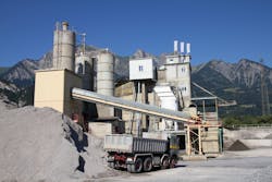 Cement factory in Switzerland Cement factory in Switzerland