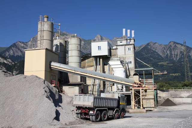 Cement factory in Switzerland