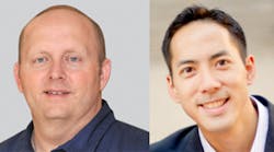 LEFT: Barry Portman, chief operating officer; and RIGHT: Jamie Liang, chief financial officer