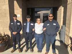 Left to right: Luis Vasquez, AJ Castaneda, Jeri Cramer, and Adan Cervantes. Left to right: Luis Vasquez, AJ Castaneda, Jeri Cramer, and Adan Cervantes.