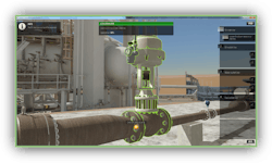 The Mimic Field 3D immersive plant experience enables operators to learn about and interact with devices and assets in virtual reality prior to making a trip to the field. The Mimic Field 3D immersive plant experience enables operators to learn about and interact with devices and assets in virtual reality prior to making a trip to the field.