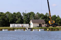 BioCord reactors can be installed directly into a treatment lagoon, helping to keep capital costs low, while dramatically increasing treatment performance. BioCord reactors can be installed directly into a treatment lagoon, helping to keep capital costs low, while dramatically increasing treatment performance.