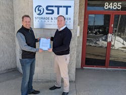 Balmoral’s Simon Scott and Jan Arciszewski of STT are seeking to expand Balmoral’s reach in the Canadian market. Balmoral’s Simon Scott and Jan Arciszewski of STT are seeking to expand Balmoral’s reach in the Canadian market.