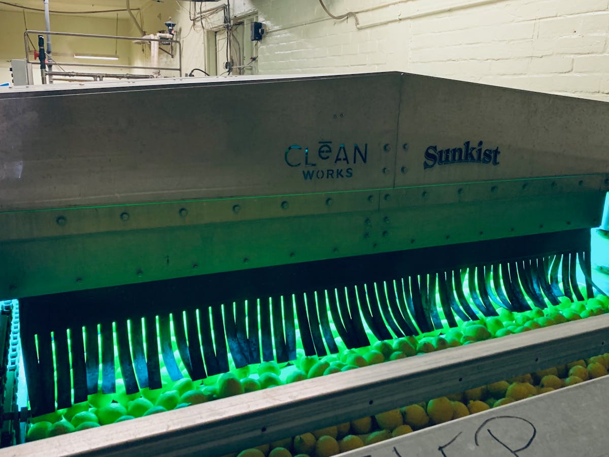 The food industry uses the Clean Works Clean Flow Mini to kill 99.9% of pathogens, providing a more effective and consistent cleaning process while reducing water consumption.