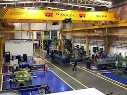 The service center in Bogota provides extensive pump engineering expertise. The service center in Bogota provides extensive pump engineering expertise.