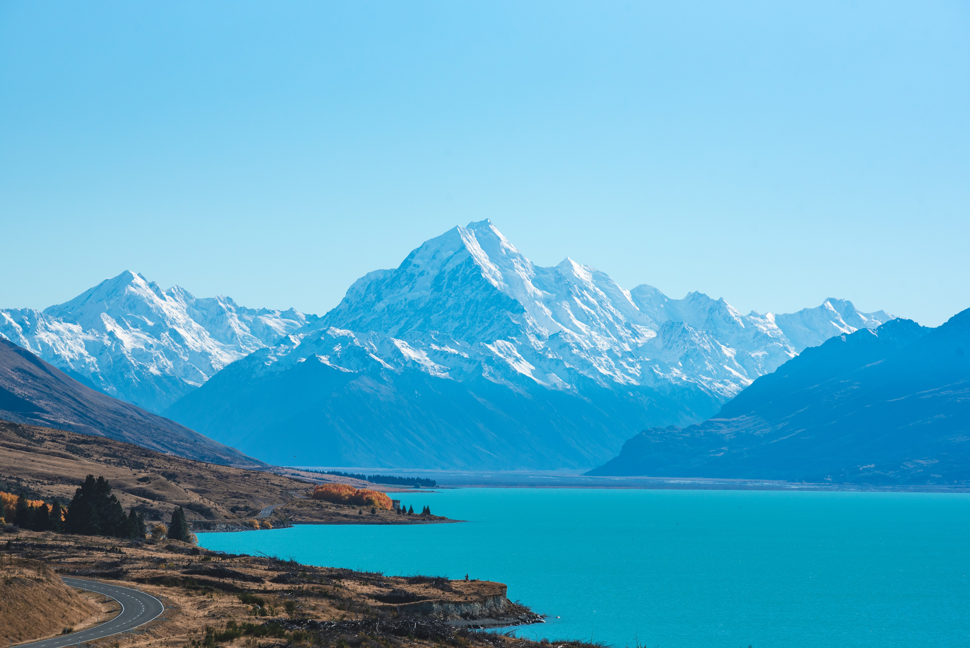 Lake Pukaki, New Zealand.