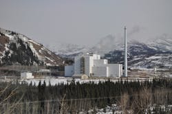 Coal-fired power plant outside of Fairbanks, Ak.