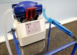 Blue-White’s ventilator is currently in long-term testing and is being submitted to the U.S. Food and Drug Administration for approval. Blue-White’s ventilator is currently in long-term testing and is being submitted to the U.S. Food and Drug Administration for approval.